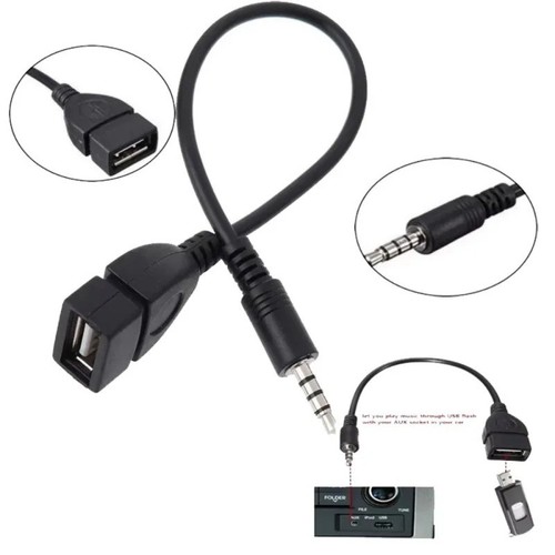 Auto audio otg adapter aux - otg,