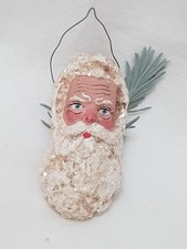 Alter Weihnachtsmannkopf Masse Christbaum Weihnachtsbaum Schmuck Santa Claus 