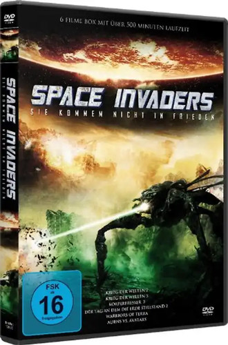 Space invaders filme box - invaders, filme-box