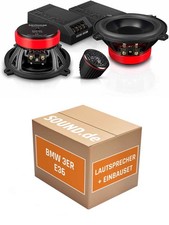 Lautsprecher Boxen vorne Emphaser ECP-M5 für BMW 3er E36 + Cabrio 2x Tief-Mittel