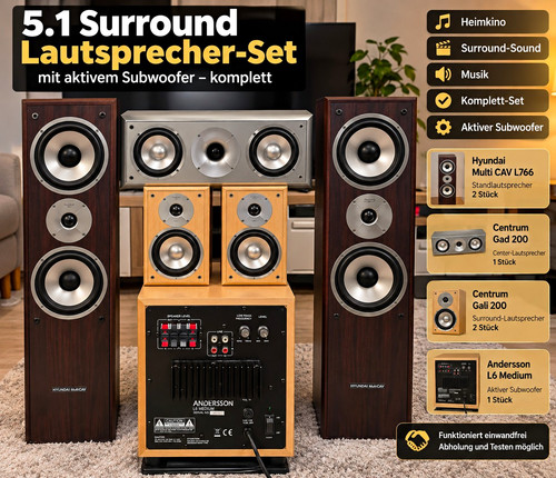 Surround lautsprecher set - 5.1,