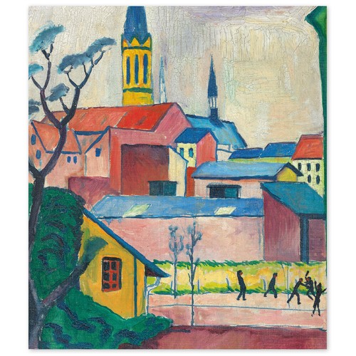 August macke marienkirche - august,