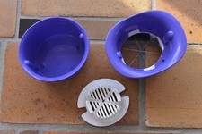 🔵⚪️  Tupperware Eierschneider Obst oder Gemüse schneiden TOP  ⚪️🔵