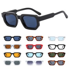 Retro rechteckige sonnenbrille - rechteckige,