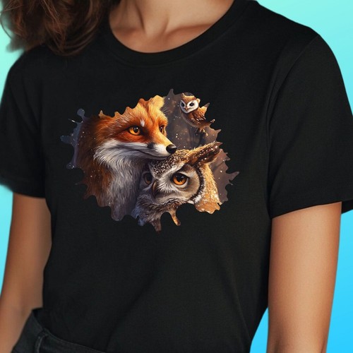 Frauen shirt fuchs - frauen, t-shirt