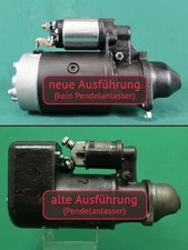 Anlasser (Pendelanlasser) Traktor Lanz D1616 2016  12V 2,4kW 9Zähne linksdrehend