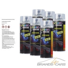 6x 400ml DUPLI COLOR SUPERTHERM CLEAR KLAR 500°C AUSPUFFLACK MOTORLACK HITZEFEST