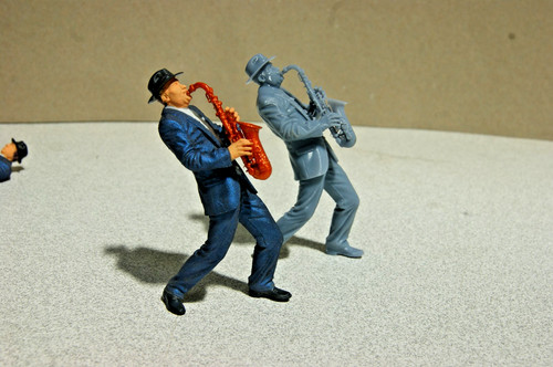 Figur jazzmusiker - figur,