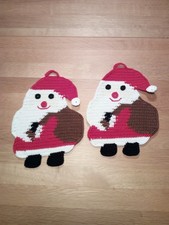 Motiv Topflappen Weihnachtsmann, Weihnachtsmänner, Nikolaus, Weihnachten, 100% B