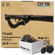 Für Peugeot Partner K9 Oris Anhängerkupplung abnehmbar & 13poliger E-Satz AHZV