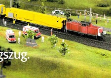 märklin H0 Produkt-Faltblatt/Poster: der Tunnelrettungszug. TOP-Zustand