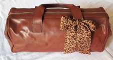 Hochwertige Handtasche Cognac