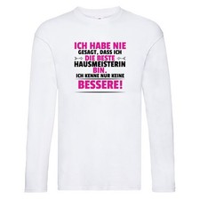 Die Beste Hausmeisterin | Hauswart Long Sleeve Weiß