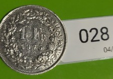 1975 helvetia münze - münze,