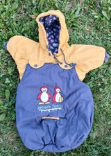 Wagensack mit Jacke Gr. 62 Baby, anknüpfbar wie Anzug für Maxicosi