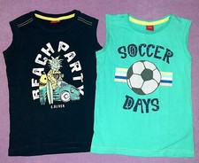 ? zwei coole T-Shirts, Tops, Gr. 104/110, Ärmellos, Baby/Junge, s.Oliver NEU ?