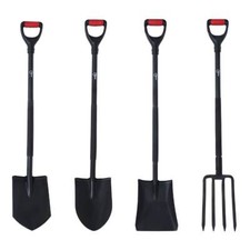 Gartenspaten Spaten spitz rund