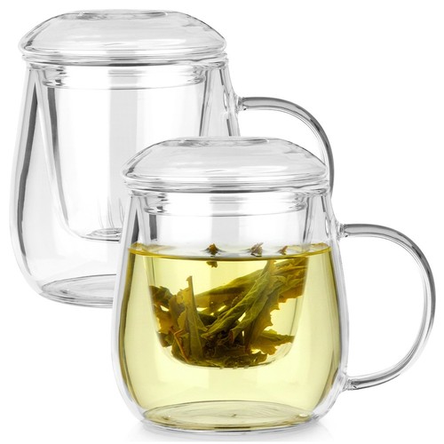 Teetasse teeglas mit sieb und - mit,