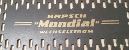 Röhrenradio rückwand kapsch - röhrenradio,
