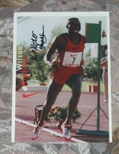 Wilson Kipketer, orginal signiert, Top Autogrammkarte