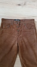 Jeans Lederhose Damen, Pantera, Gr. 29, braun, gut erhalten