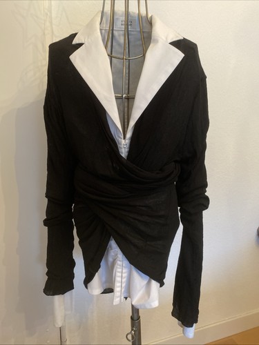 Damen feinstrick wickeljacke - damen,