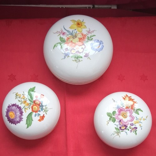 Meissen porzellan - 3x,