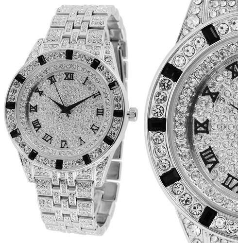 Fette herrenuhr hiphop - xl,