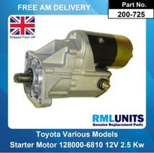 Starter motor for - for, toyota