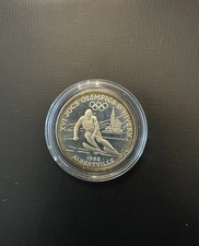 Olympische Spiele 1992 Albertville, Andorra , 10 Diners 1989 PP , Silber