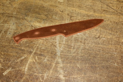 Kupfermesser klingenrohling - kupfermesser,