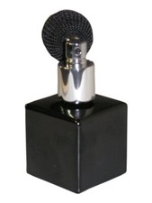 1 Parfümflacon Flakon leer 50 ml mit Zerstäuberpumpe und Kappe silber Kaiserin