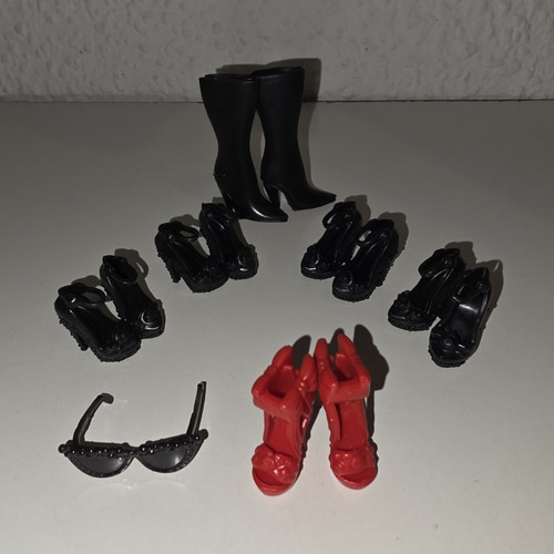 Puppenschuhe set für - 6x,