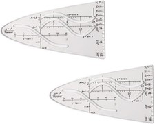 2 Stück Kurvenschablone