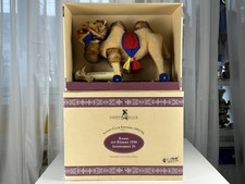 Steiff Tier 420061 Kamel auf Rädern 29 x 35 cm mit OVP & Zertifikat in Top Zusta