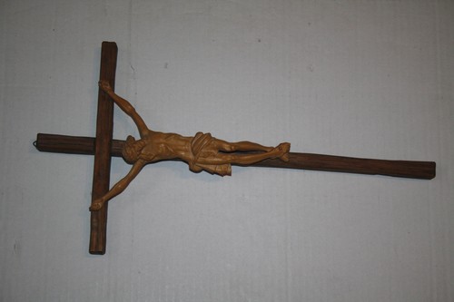 Holz kreuz mit - kreuz, jesus