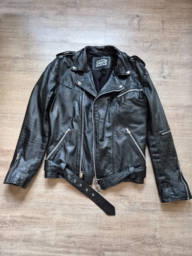 Biker lederjacke herren - lederjacke, gr.s