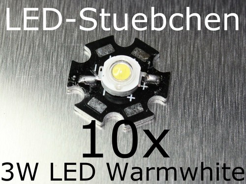 10x high power led - 3w,