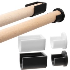 Wandlager Kleiderstange Gardinenstange Schrankrohr Stangen Halter Halterung Set