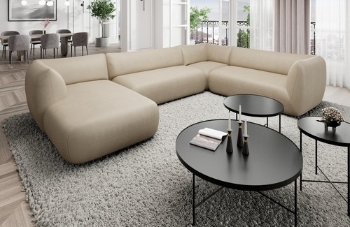 Sofa leder wohnlandschaft - sofa,