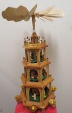 WEIHNACHTSPYRAMIDE 58 CM 4 STÖCKIG OVP, HESSE DESIGN OBERBAYERN