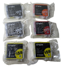 6x Orig. Epson T1591 T1594
