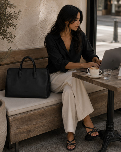 Bree ledertasche schwarz - bree,