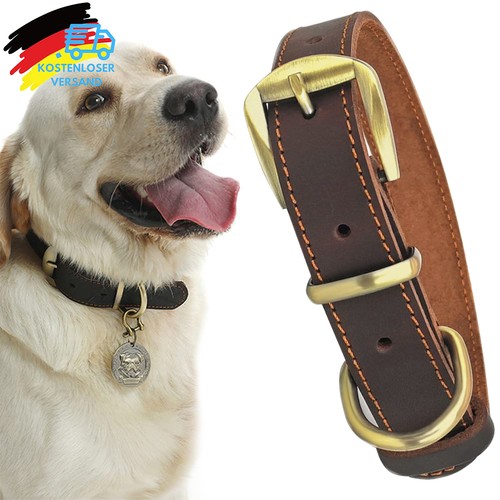 Weiches lederhalsband für - weiches,