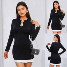 Damen Elegant Langarm