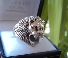 Silber Panther Ring Oder