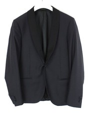 Scotch & Soda Blazer Herren Groß Einreihig Wolle Schal Revers
