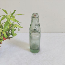 1930er Jahre Vintage Victory Werbe Dicke Soda Glasflasche Dekorativ Selten GL160