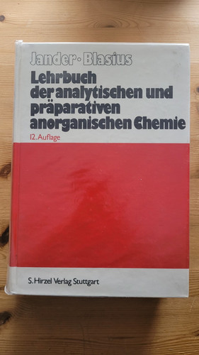 Jander blasius lehrbuch der - blasius,