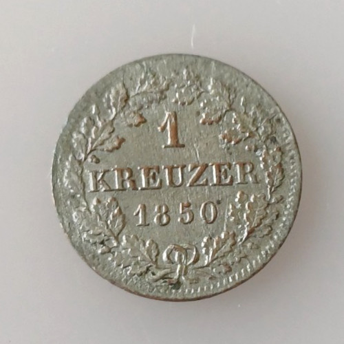 Königreich bayern kreuzer - 1,